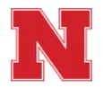 Red N for Nebraska logo for teams